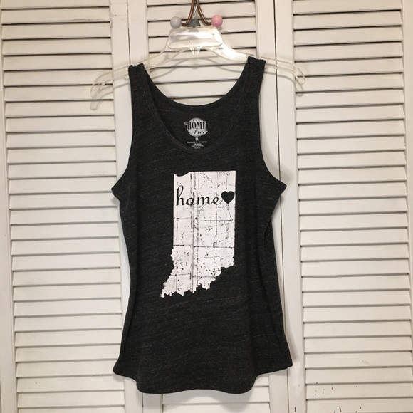Home Free Tops - Home Free dark gray Indiana tank top size medium
